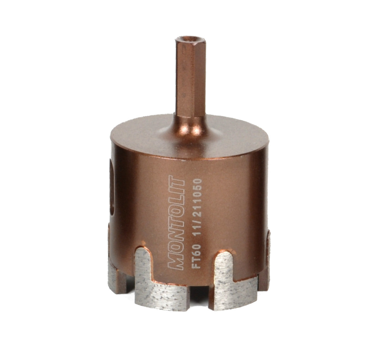 Montolit - Scie-cloche diamantée pour perceuse Killer Gres, coupe à sec - 2 3/8"