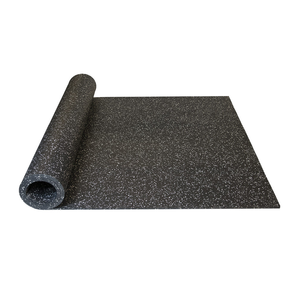 Pliteq - GenieMat Fit08 Revêtement de sol pour fitness Silver Gray 4' x 25' - 8 mm (100 pi²)