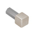 Schluter - RONDEC Coin intérieur 90° - aluminium crème 1/2" (12.5 mm)