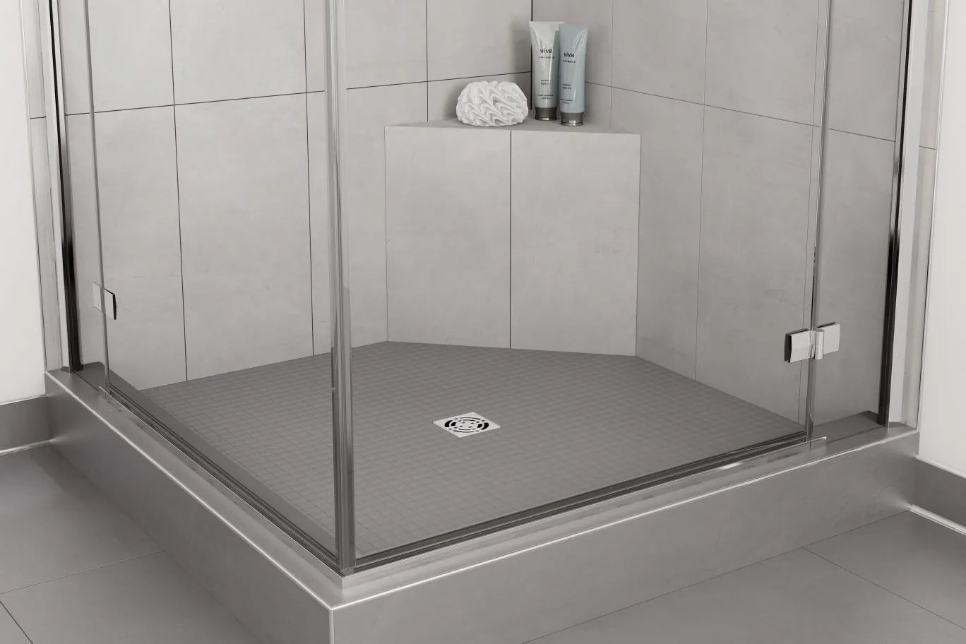 20" x 38" x 11-1/2" - Schluter - KERDI-BOARD-SB Banc de douche préfabriqué étanche rectangulaire|| KBSB290970RA