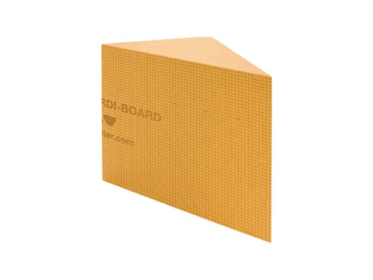 16" x 16" x 20" - Schluter KERDI-SHOWER-SB Triangular prefabricated shower bench ||KBSB410TA