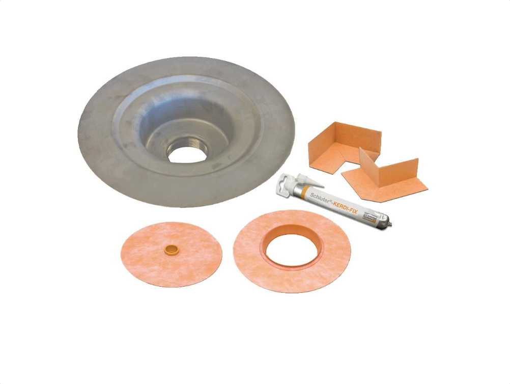 Threaded Flange Kit - Stainless Steel (V2) 2" - Schluter KERDI-DRAIN ||KD2FLKETH