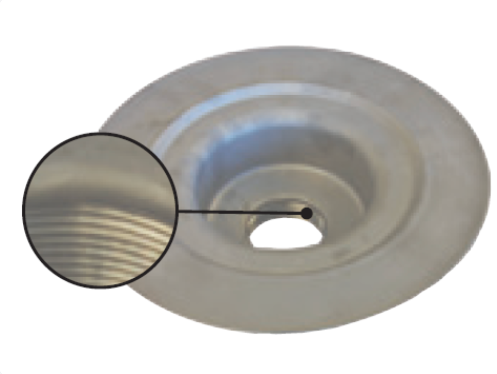 Schluter - KERDI-DRAIN flange with 2" threaded outlet - stainless steel (V2) ||KD2/ETH/FL