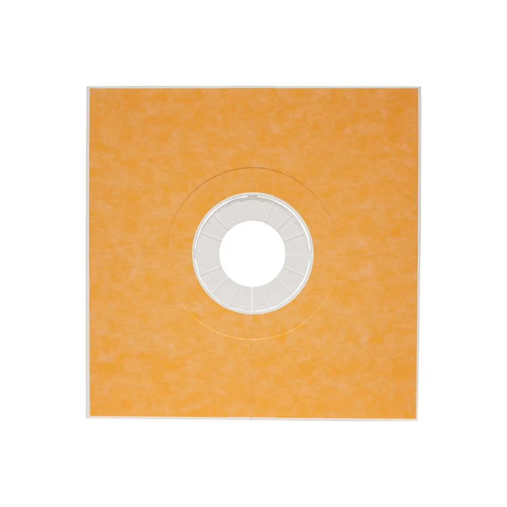 1-3/16" x 60" x 60" - Schluter - KERDI-SHOWER-T Base de douche préfabriquée en pente avec position de sortie centrée ||KST1525