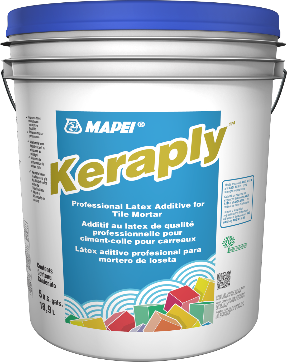 Mapei - Keraply Additif au latex de qualité professionnelle - 18.9 L