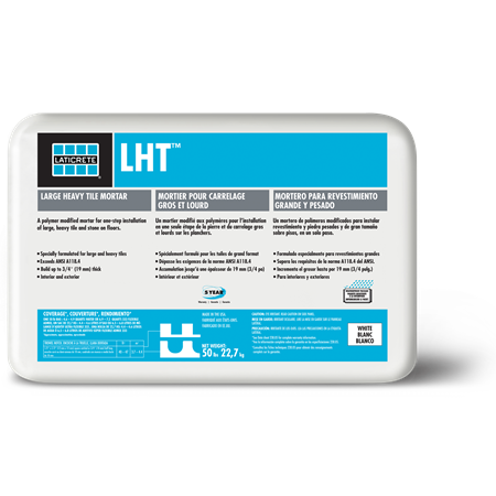 Laticrete - LHT Mortier pour tuiles grands formats blanc 50 lb