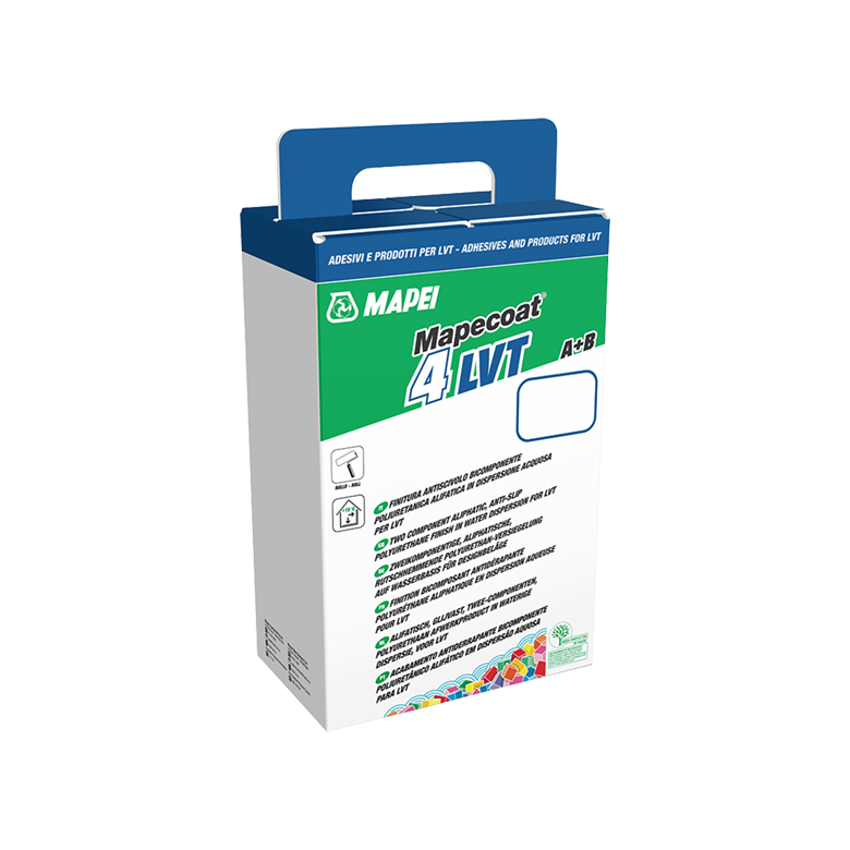 Mapei - Mapecoat 4 LVT Ensemble de fini antidérapant parties A + B 10 Gloss 946 ml