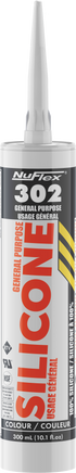 Nuco - NuFlex 302 scellant 100% silicone pour usage général bronze cartouche 300 ml