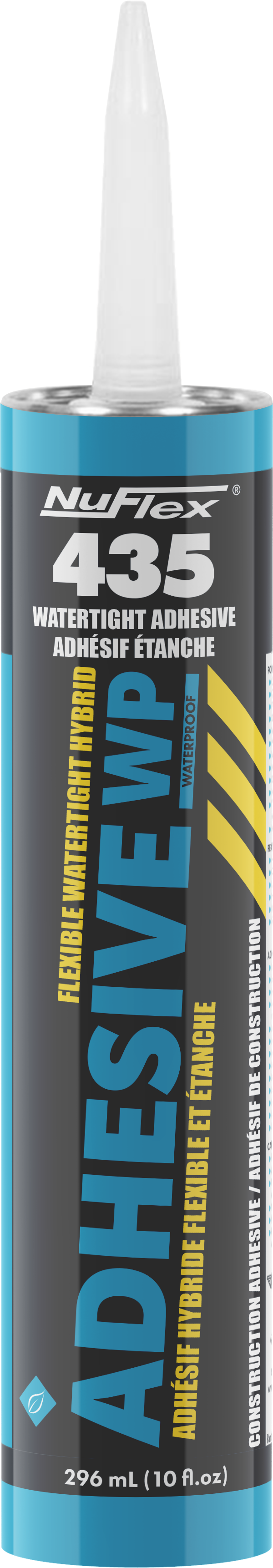 Nuco - Adhésif hybride étanche à l'eau Nuflex 435 296 ml