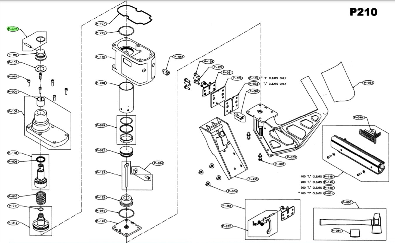Primatech - Goupille et bande pour P210 et P210W