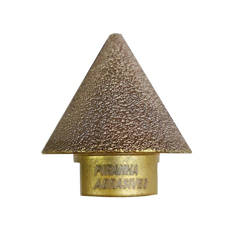 Piranha - Fraise conique brasée sous vide