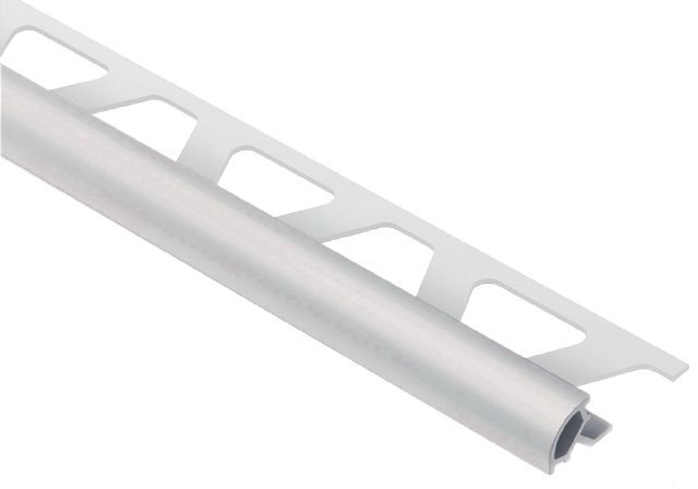 Schluter - RONDEC Bullnose Trim - PVC Plastic Light Grey 1/2" (12.5 mm) x 8' 2-1/2"