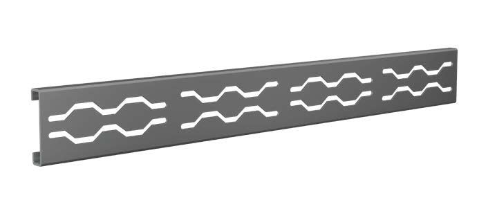 Fusion - Grille de douche linéaire acier inoxydable nano 2-1/2" x 36"