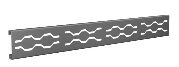 Fusion - Grille de douche linéaire acier inoxydable nano 2-1/2" x 42"