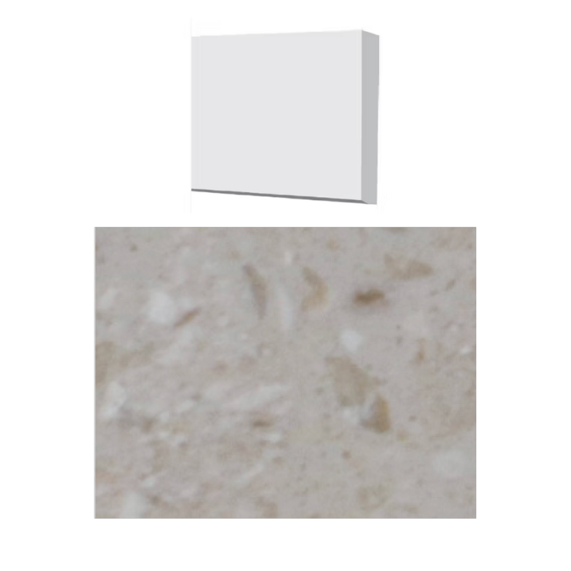 Fusion - Perlato Superior 1-1/2" x 36" - 12 mm - Polished Natural Stone Shower Threshold ||THPS3615