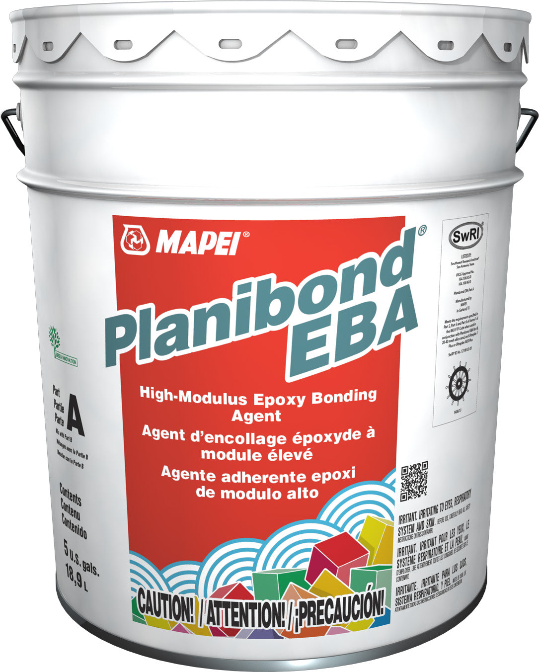 Mapei - Planibond EBA Agent d'encollage époxyde à module élevé Partie A - 18.9 L