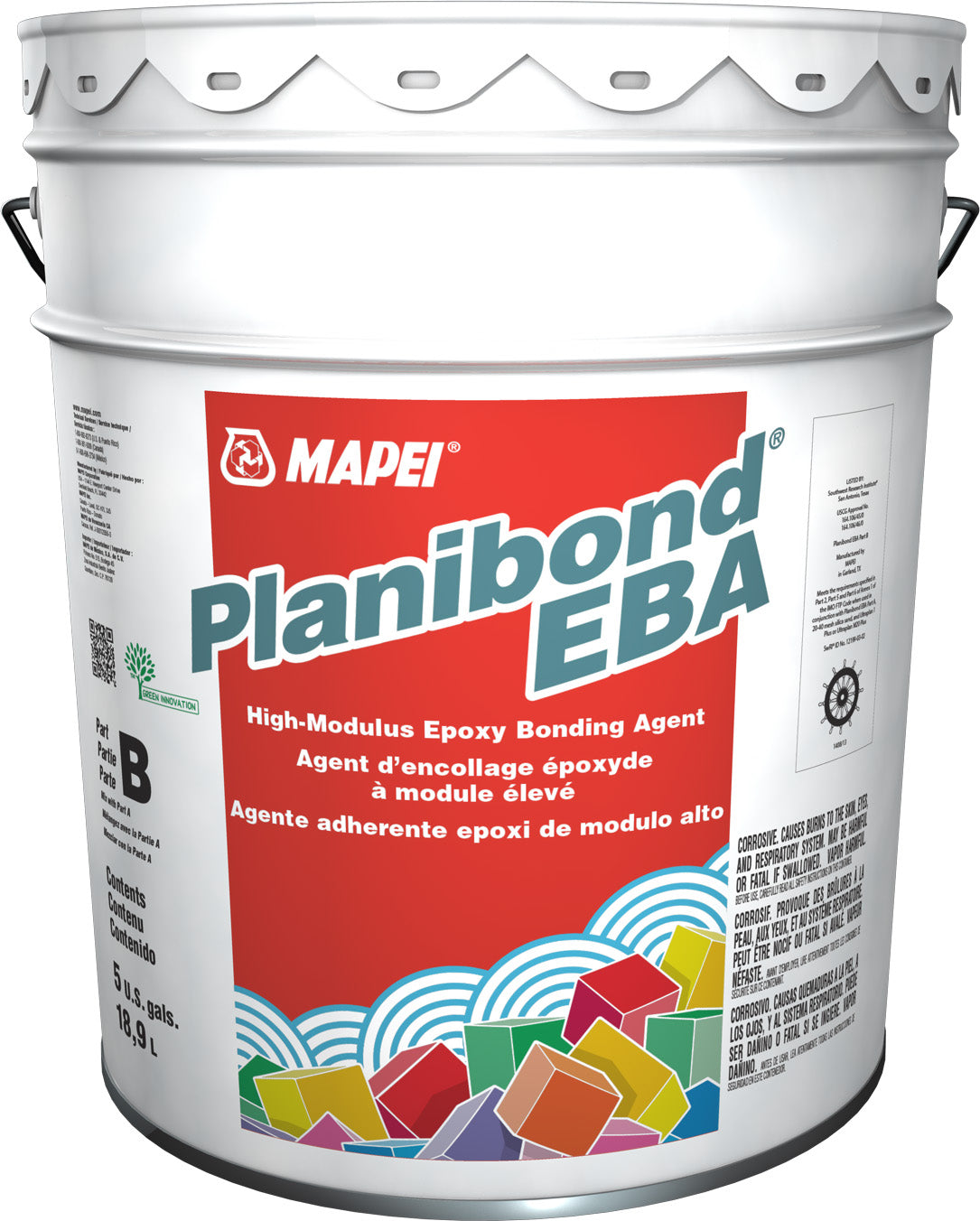 Mapei - Planibond EBA Agent d'encollage époxyde à module élevé Partie B - 18.9 L