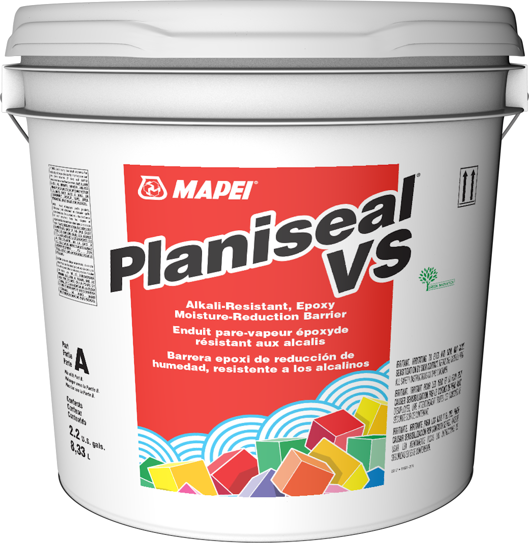Mapei - Barrière de réduction de l'humidité Planiseal VS époxy résistant aux alcalis partie A seau 8.33 L