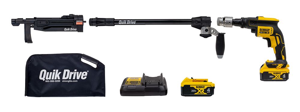 Simpson Strong Tie - QuikDrive Système pour sous-plancher avec perceuse DeWalt