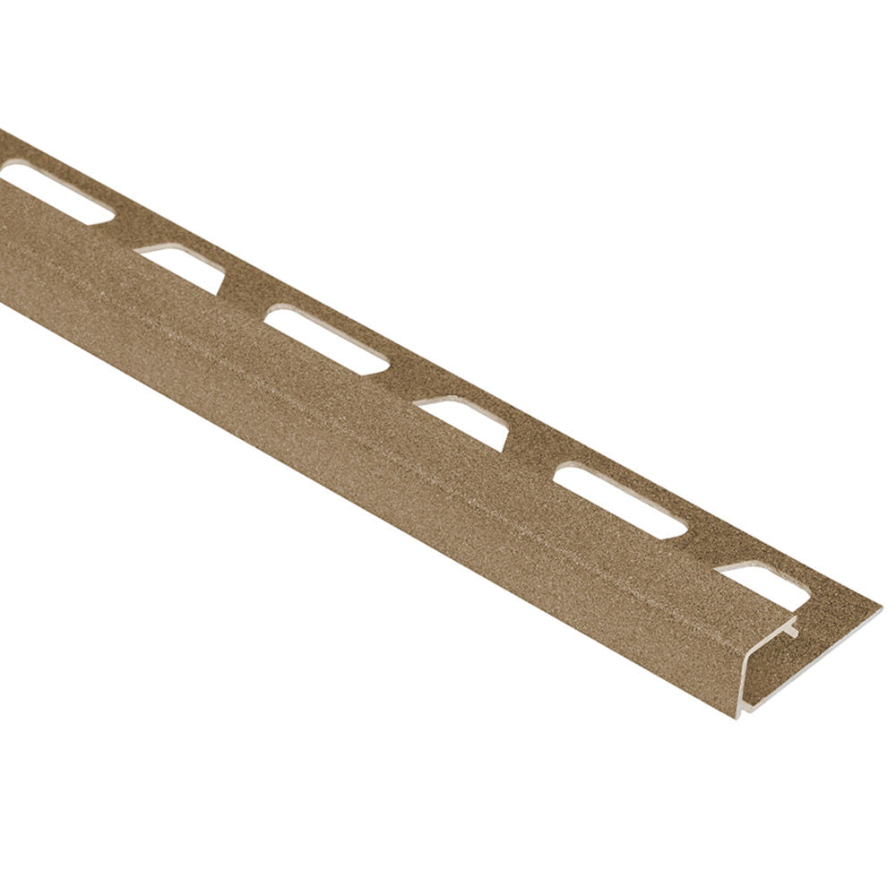 Schluter - QUADEC Profilé de bordure carré - aluminium beige 3/8" (10 mm) x 8' 2-1/2"