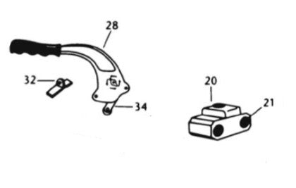 QEP - Poignée complète avec support de roue pour 10800