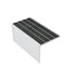 Kinesik - Ecoglo RF7B-N30 Flat Stair Nosing with Black Anti-Slip Strips 2.19" (vendu en pied linéaire)