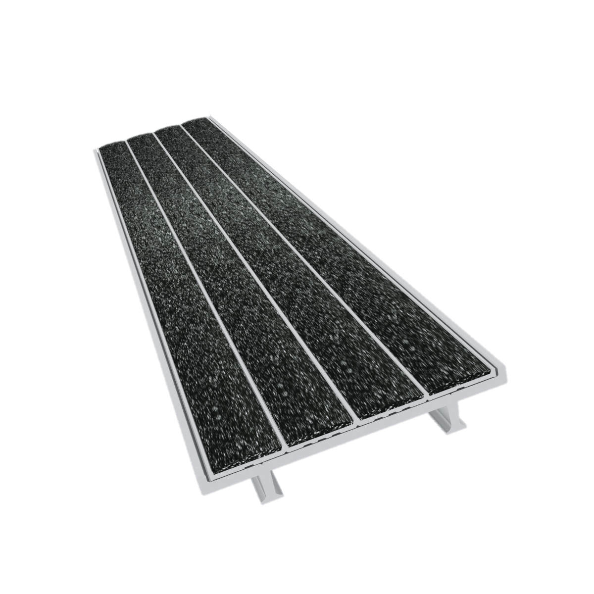 Kinesik - Ecoglo S1-N30 Nez de marche à encastrer avec bande antidérapante noire 2.1" (vendu en pied linéaire)