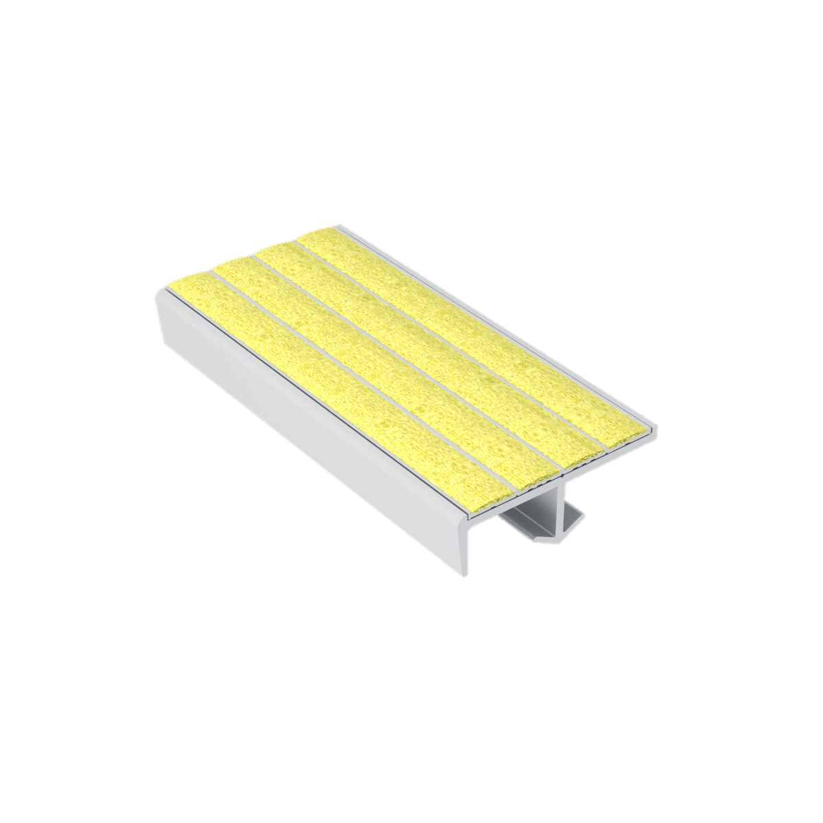 Kinesik - Ecoglo S2-N30 Nez de marche à encastrer avec bandes antidérapantes jaunes 2.2" (vendu en pied linéaire)