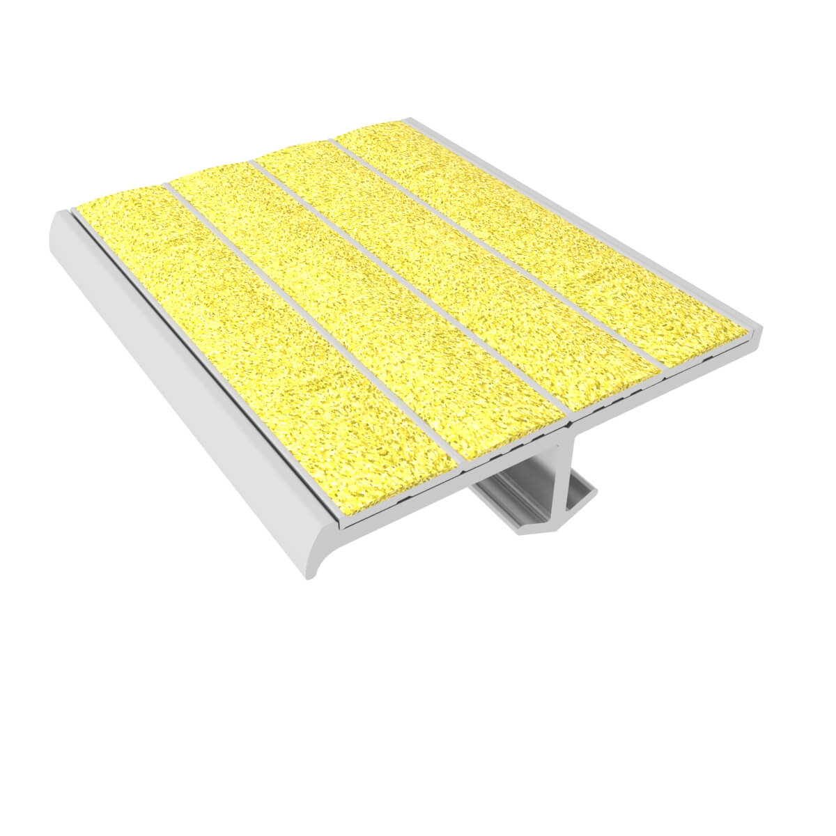 Kinesik - Ecoglo S4-N30 Nez de marche à encastrer avec bande antidérapante jaunes 2.2" (vendu en pied linéaire)