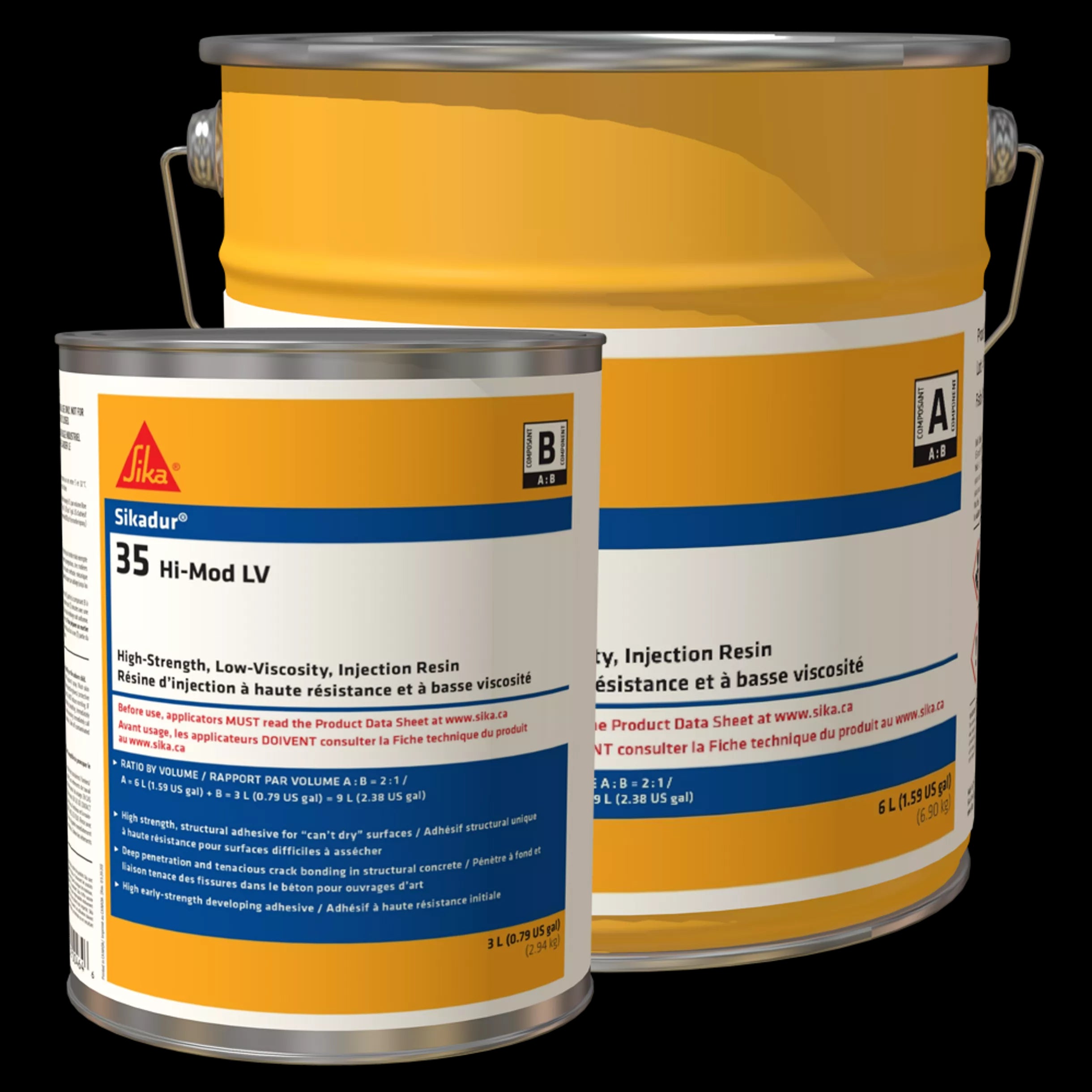 Sika - Sikadur-35 Hi-Mod Lv (Ab) 12x450