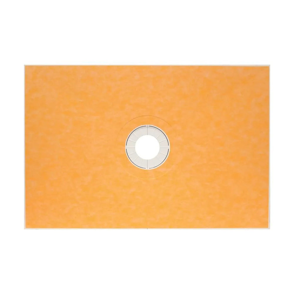 1-1/8" x 38" x 60" - Schluter KERDI-SHOWER-T Prefabricated Sloped Shower Tray with Centered Outlet Position|| KST9651525