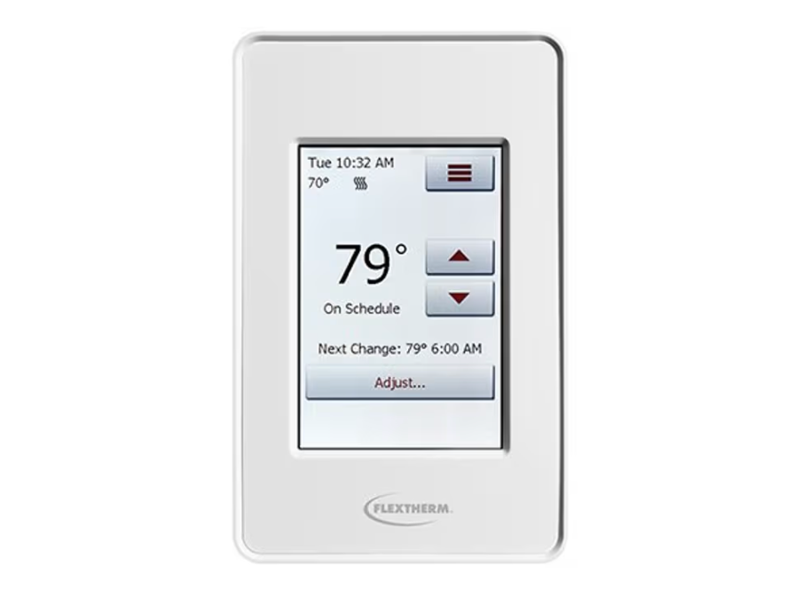 Flextherm Concerto Programmable Touchscreen Thermostat 120/240V with GFCI ||FLP60-120/240GA