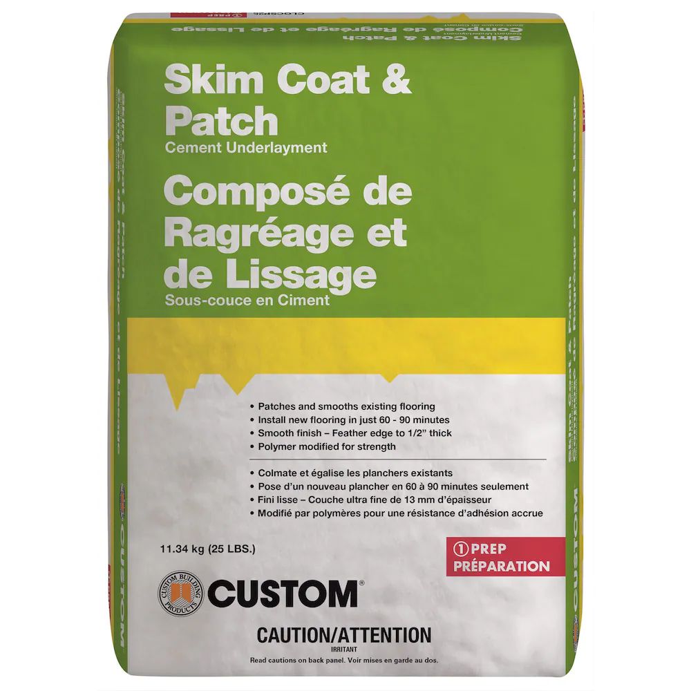 Custom Building Products - Sous-couche de ciment Skim Coat & Patch 25 lb