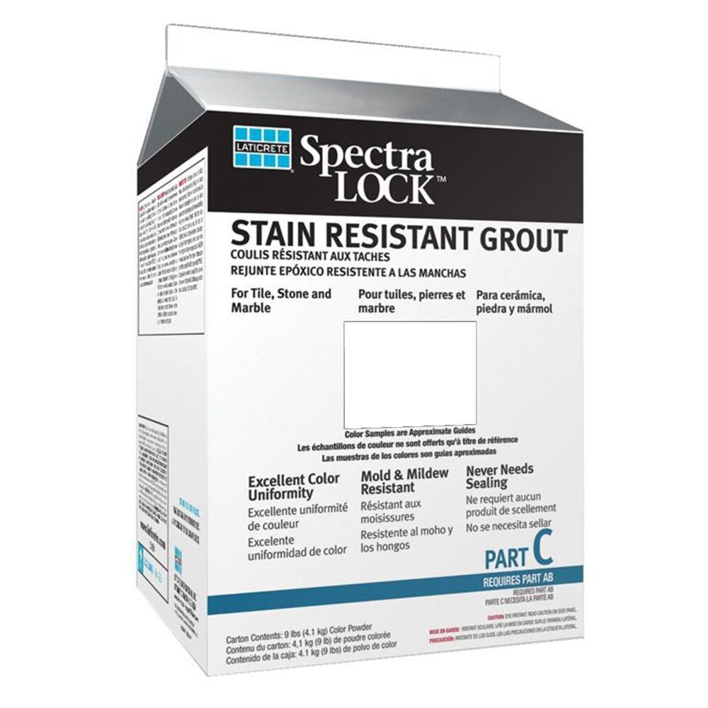 Laticrete - Spectralock Pro Premium Coulis Partie C Poudre colorée #44 Bright White 9 lb