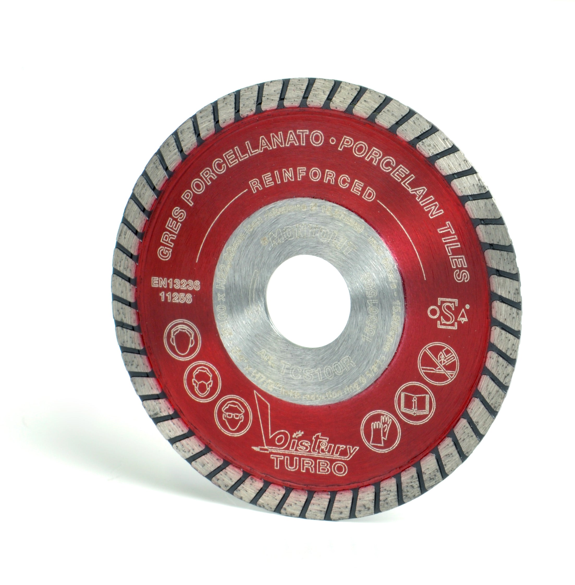 Montolit - Lame diamantée Red Line pour coupe à l'eau et à sec 4"