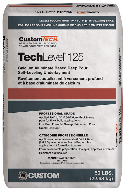 CustomTech - Sous-couche autonivelante Techlevel 125 50lb