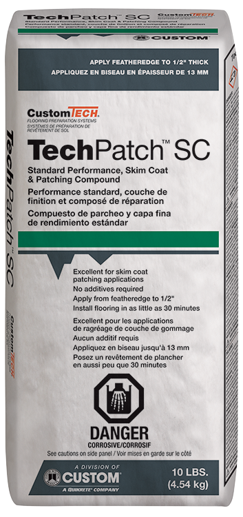 Custom Building Products - Ciment de préparation de sol TechPatch 4.54 kg