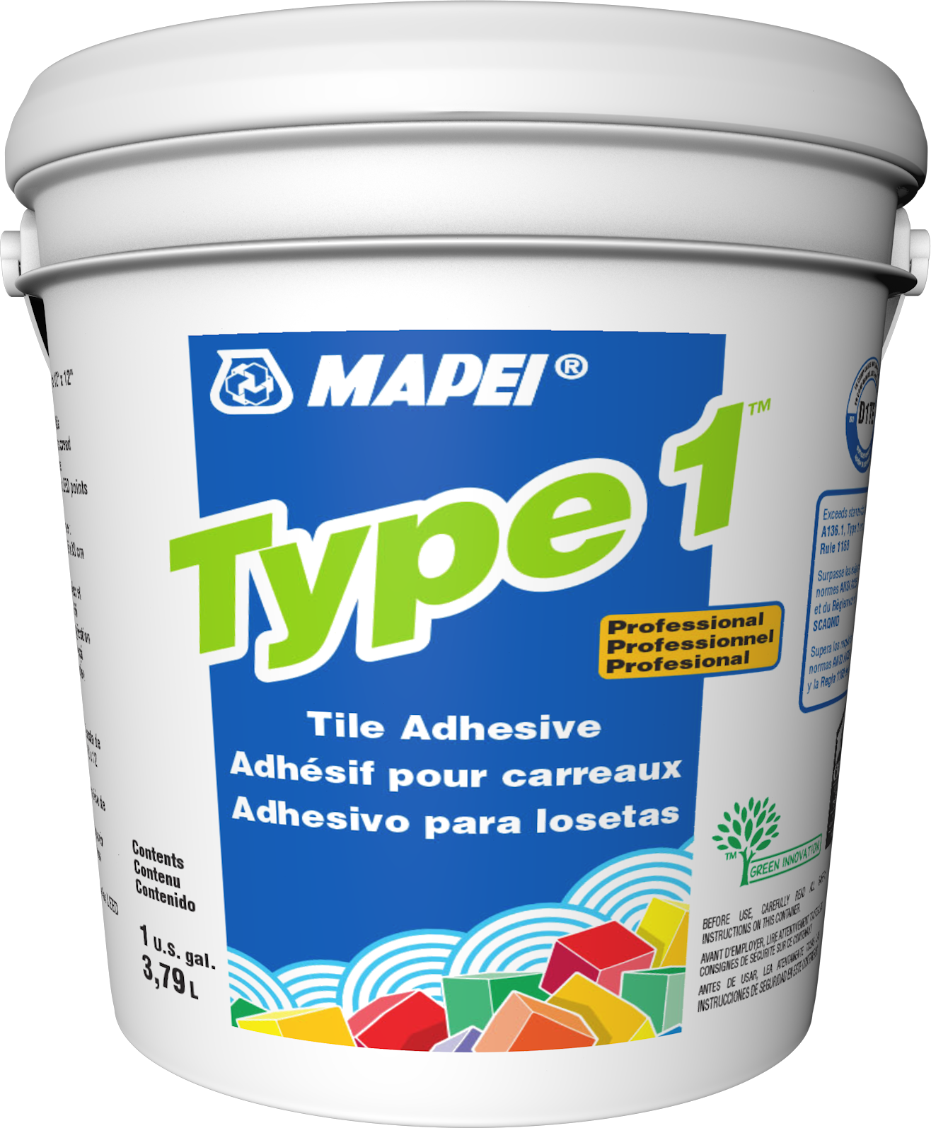 Mapei - Type 1 Adhésif de qualité supérieure pour carreaux 3.79 L