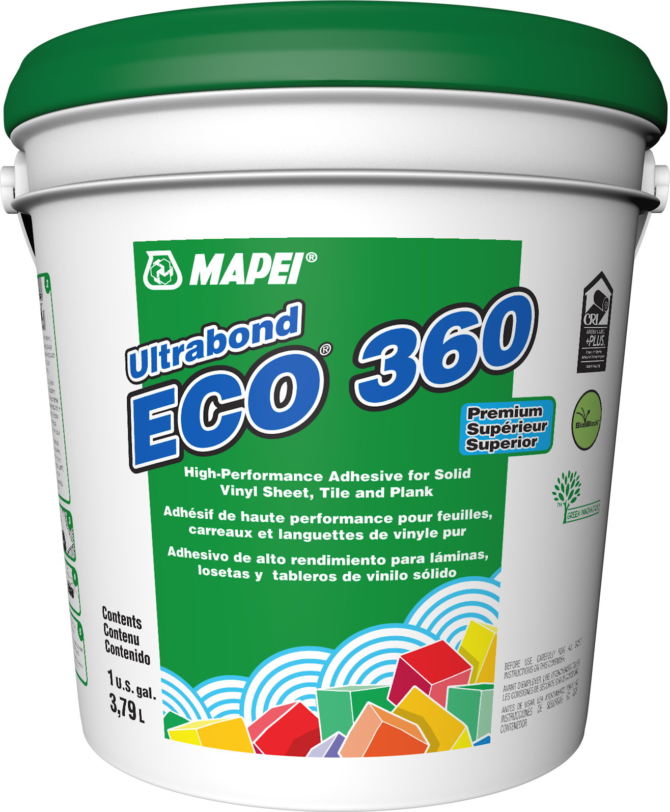Mapei - Ultrabond ECO 360 Adhésif de haute performance et de qualité supérieure - 3.79 L