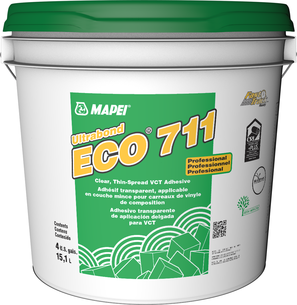 Mapei - Ultrabond ECO 711 Adhésif transparent de qualité supérieure pour vinyle de composition 15.1 L