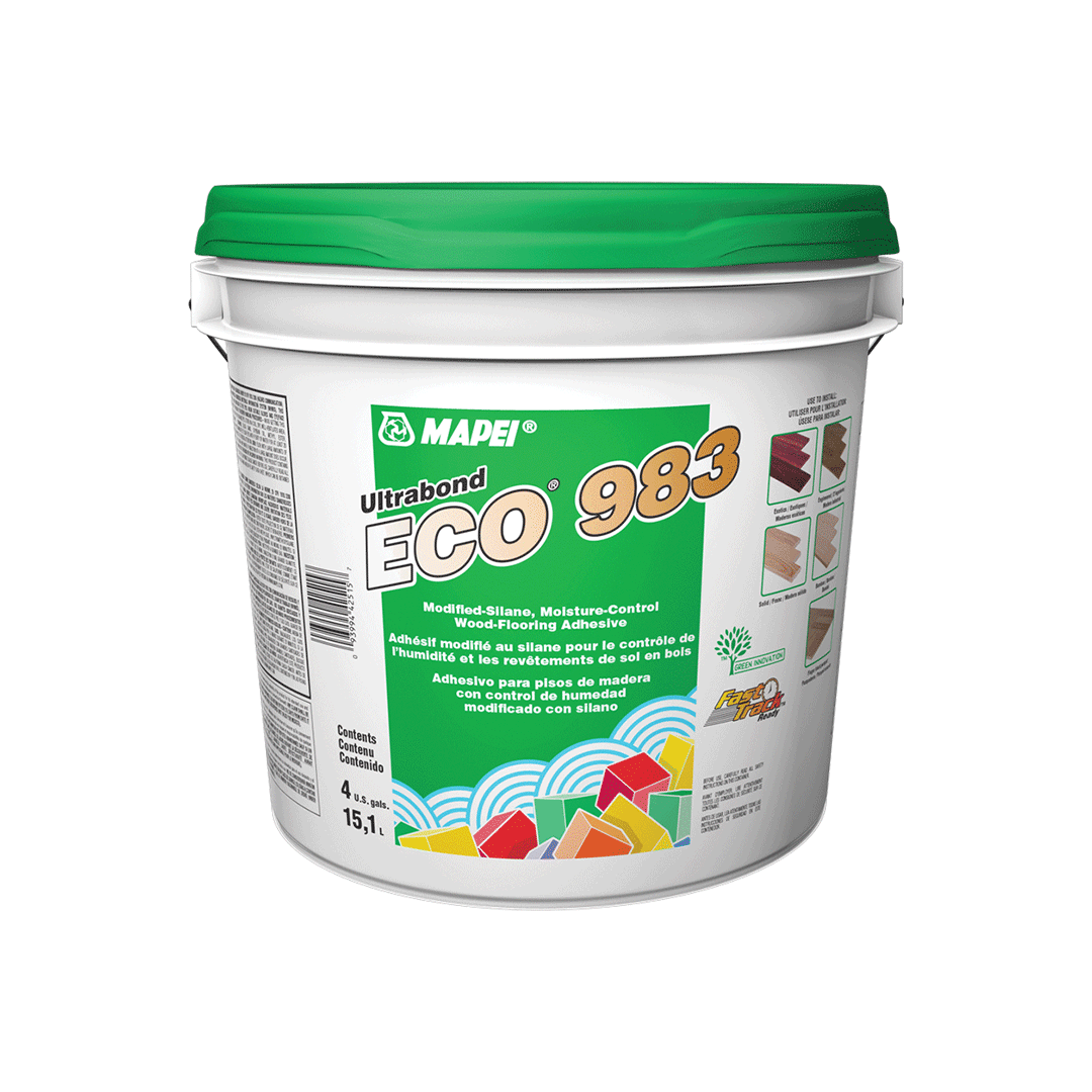 Mapei - Ultrabond ECO 983 Adhésif modifié au silane pour le contrôle de l'humidité et les revêtements de sol en bois Adhesive - 15.1 L