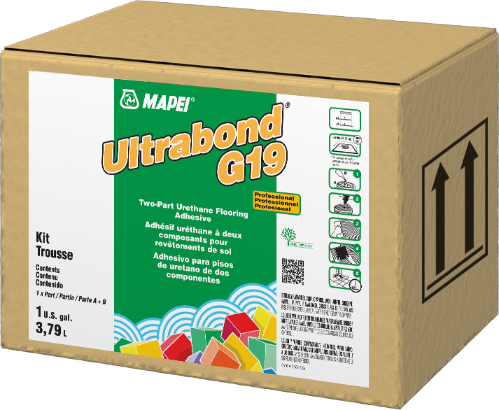 Mapei - Ultrabond G19 Adhésif en uréthane de qualité professionnelle en deux parties - 3.79 L