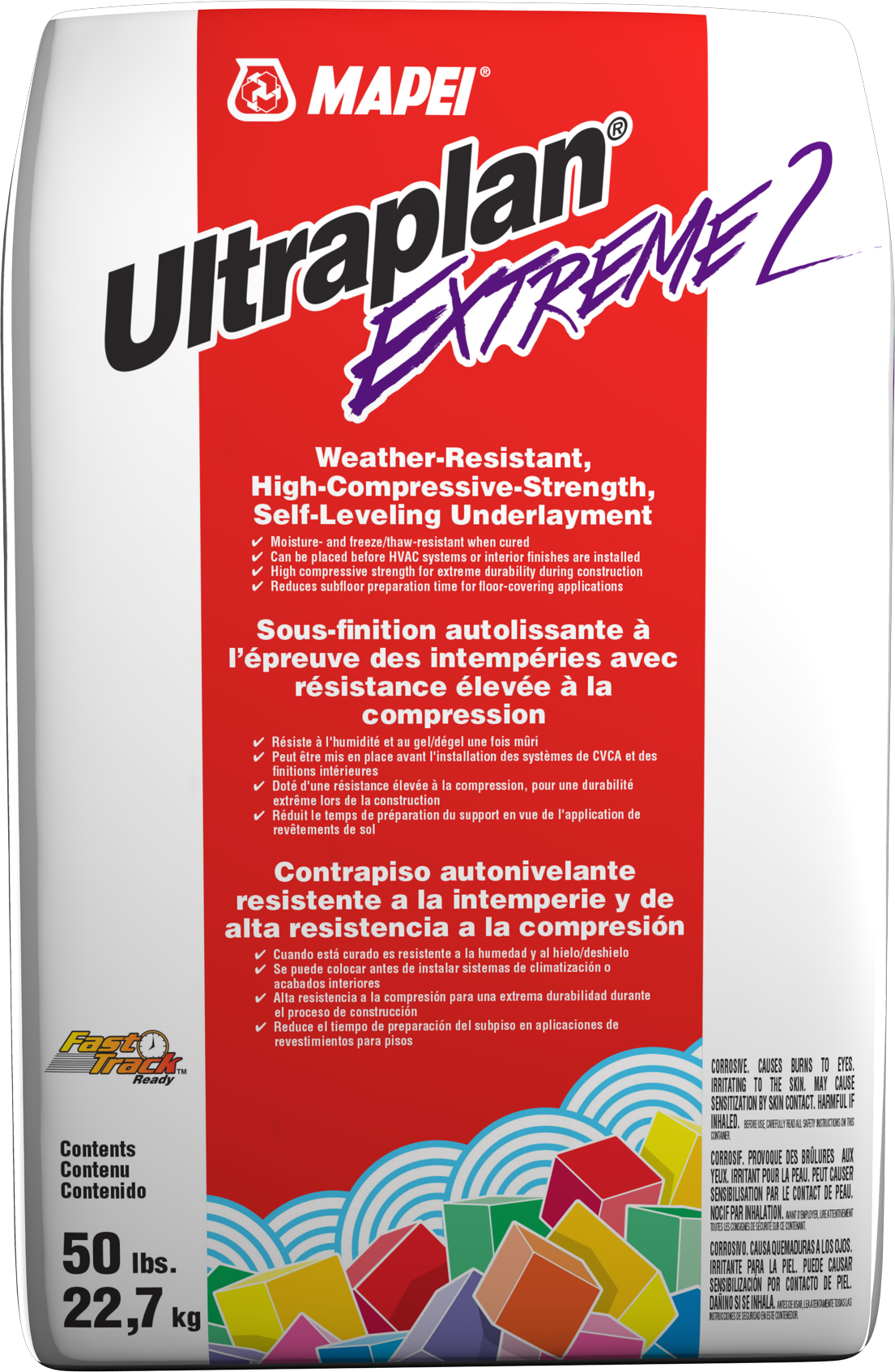 Mapei - Ultraplan Extreme 2 Sous-finition autolissante à l’épreuve des intempéries - 50 lb