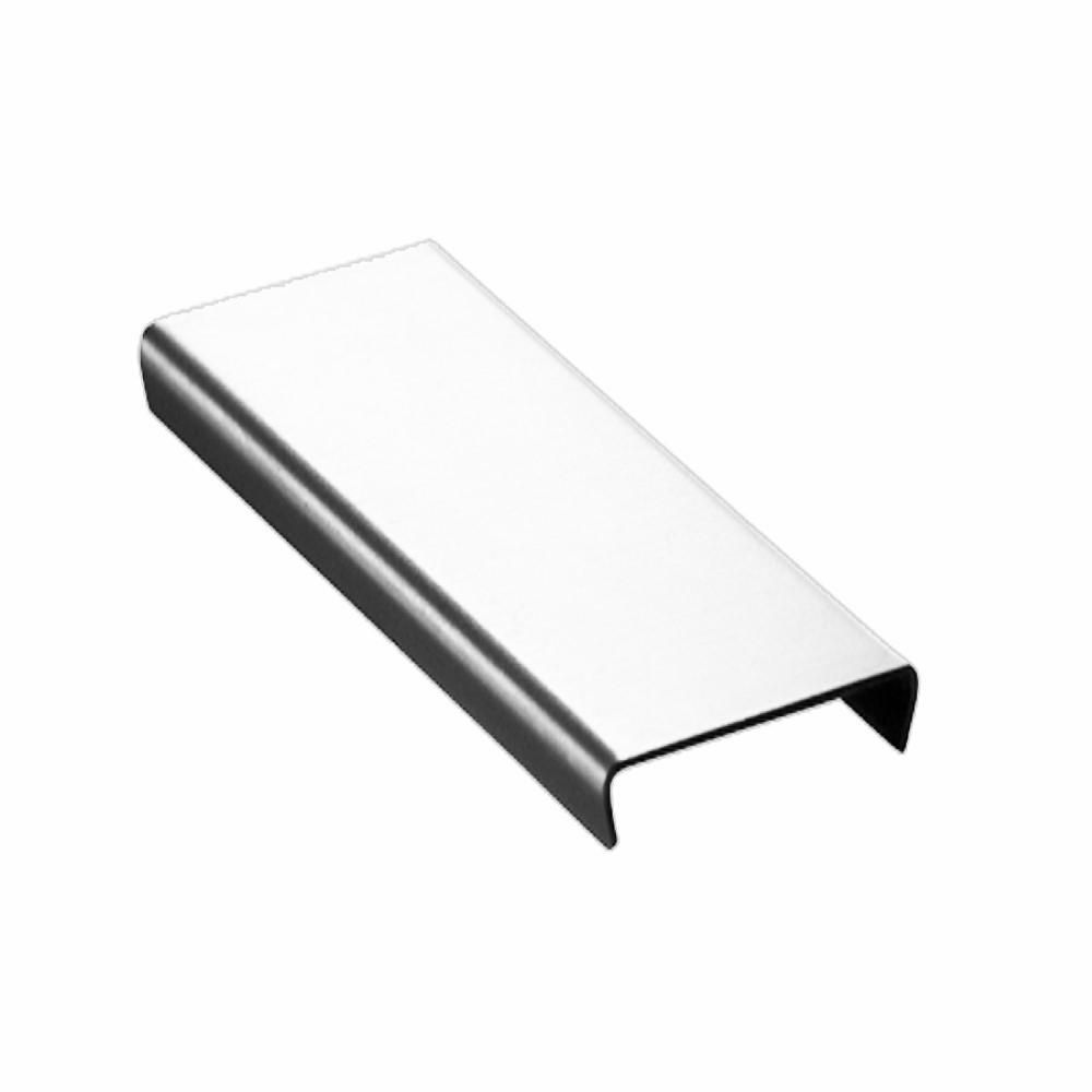 Schluter - KERDI-LINE-FC Plaque de recouvrement de drains - Stainless Steel (V4) Chrome 1-3/8"