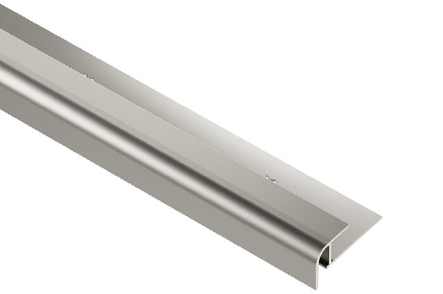 Schluter - VINPRO-RO Profilé rond aluminium anodisé nickel brossé 7/32" (5.5 mm) x 8' 2-1/2"