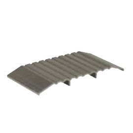 M-D PRO - Seuil de porte en selle en aluminium - 1/2" x 6" x 6'