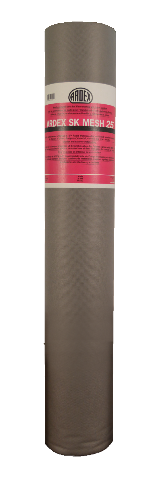 Ardex - Rouleau de tissu de renforcement SK MESH 25 pour les composés d'imperméabilisation 3' x 81' 8" (246 pi²)