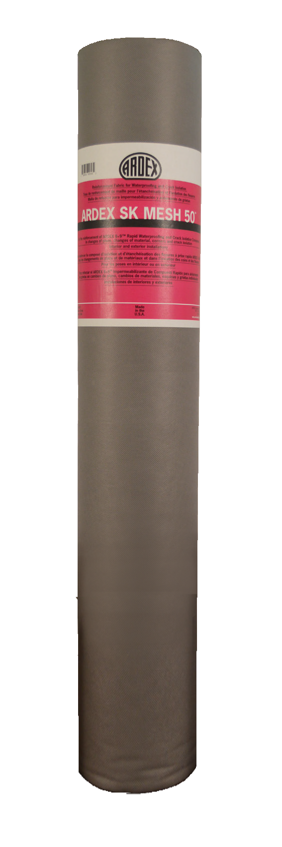 Ardex - Rouleau de tissu de renforcement SK MESH 50 pour les composés d'imperméabilisation 3' x 163' 6" (492 pi²)
