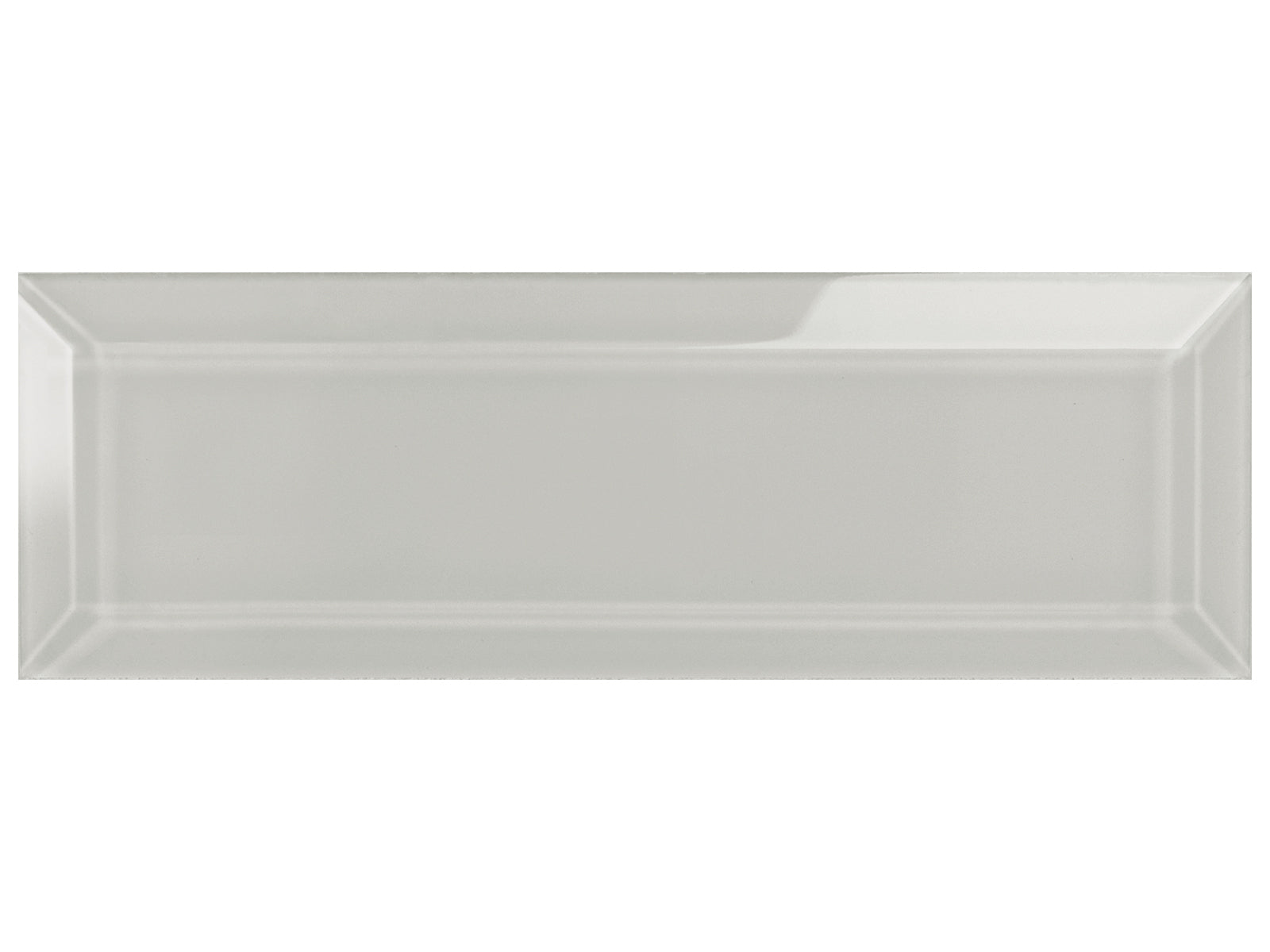 Anatolia - Tuiles murales en verre biseautée Element Mist 3" x 9"