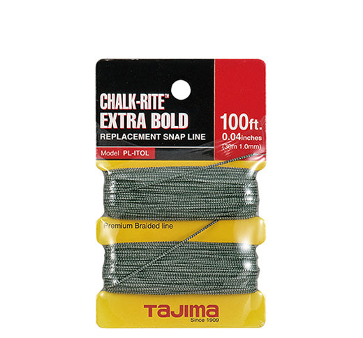Tajima - Chalk-Rite Ligne de craie tressée extra dense 1.0mm x 30m/100pi